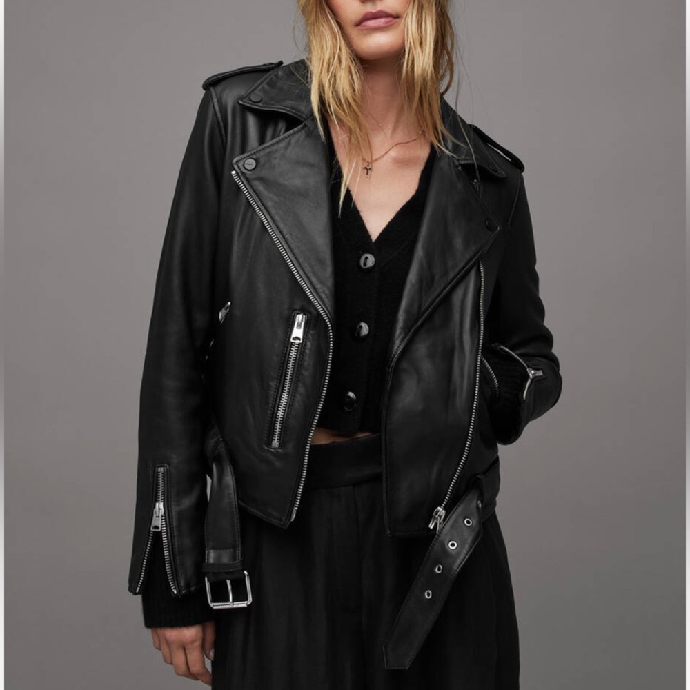 Allsaints Balfern Leather Jacket